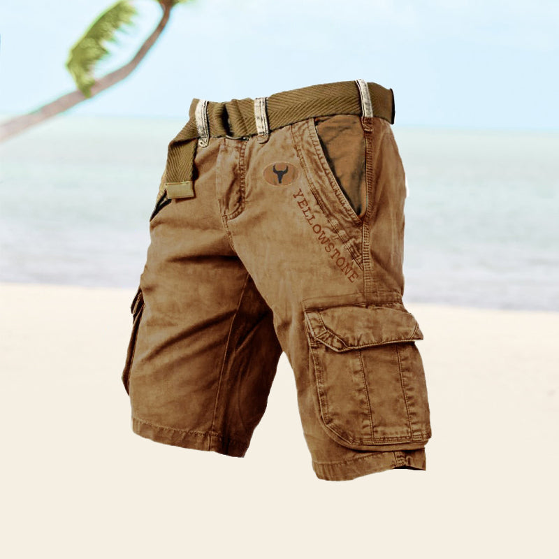 ARMANI ™ - Comodi pantaloncini cargo da uomo