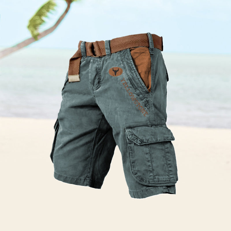 ARMANI ™ - Comodi pantaloncini cargo da uomo