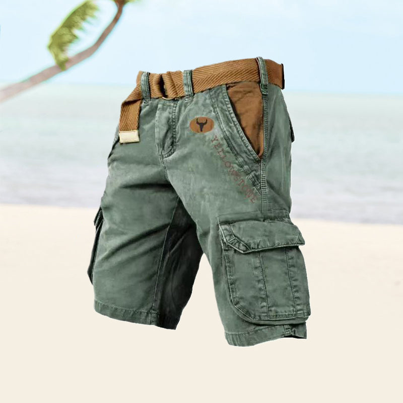 ARMANI ™ - Comodi pantaloncini cargo da uomo