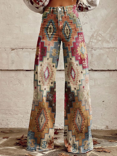 Elettra | Pantaloni larghi boho vintage